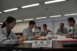 災害発生時の即応体制確保を～平成23年東大阪市職員防災訓練