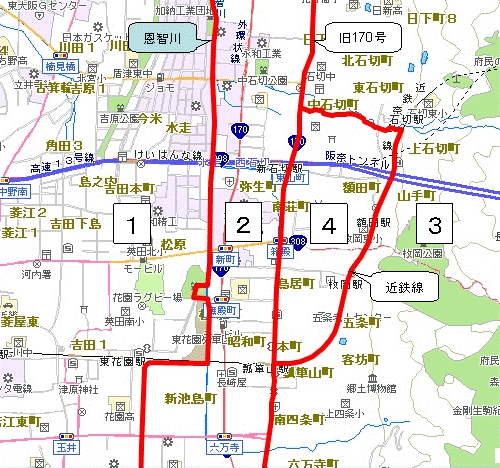 地下水採取規制区域境界図