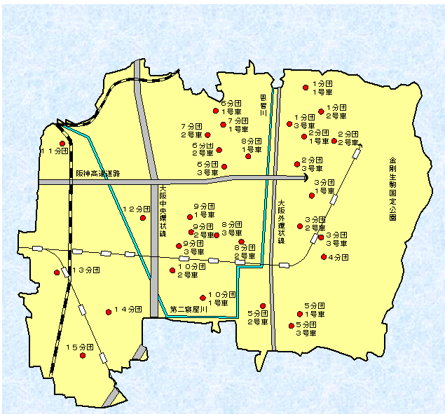 屯所配置図