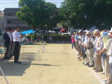 夏季市民グラウンド・ゴルフ大会の写真