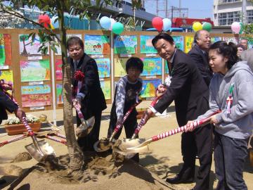 植樹祭の写真