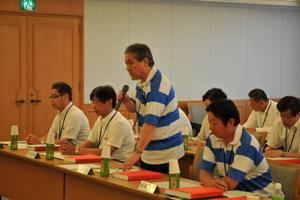 東日本大震災後、初めての防災会議を開催 