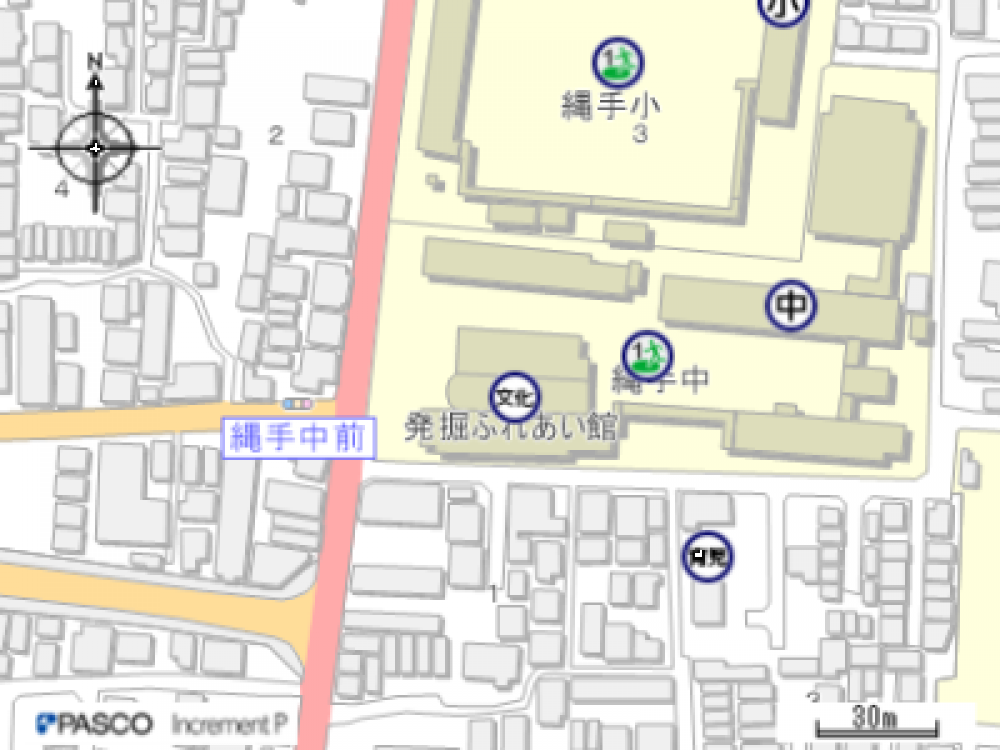 発掘ふれいあ館の地図