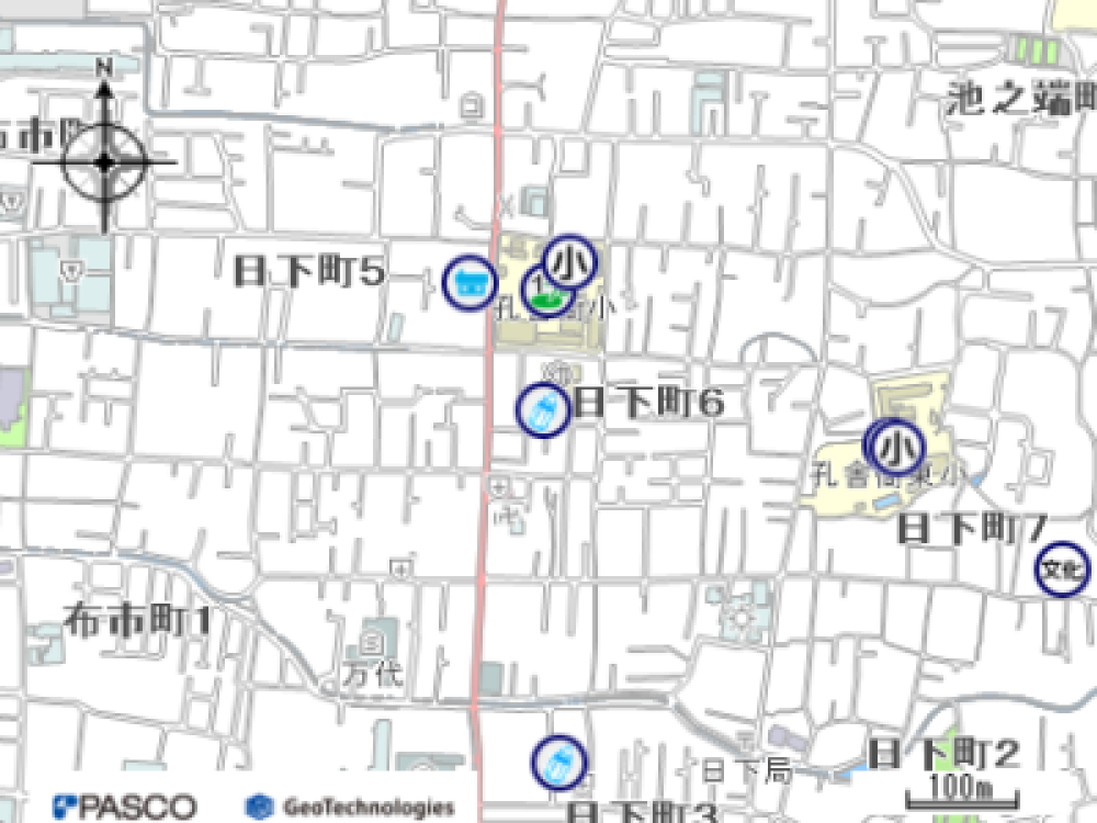 孔舎衙こども園の地図はこちらをクリック