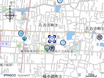 縄手南こども園の地図はこちらをクリック