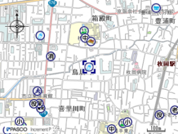 鳥居保育所の地図はこちらをクリック