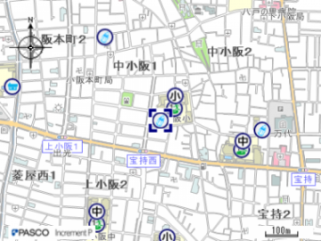 小阪こども園の地図はこちらをクリック