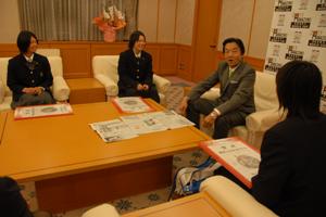 山口国体ソフトボール競技で日本一!~市内在住の高校生が喜びを報告