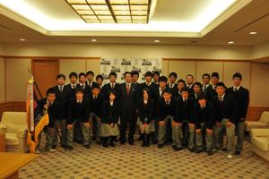 大阪朝鮮高級学校ラグビー部が表敬訪問