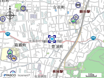 豊浦公民分館の地図はこちらをクリック