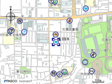 英田公民分館の地図はこちらをクリック