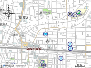 英田公民分館(南分室)の地図はこちらをクリック