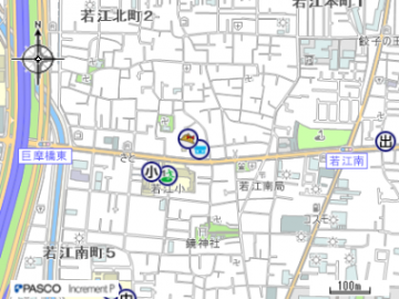 若江公民分館の地図はこちらをクリック