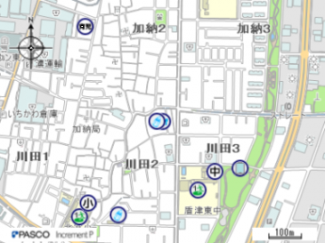 盾津東公民分館の地図はこちらをクリック