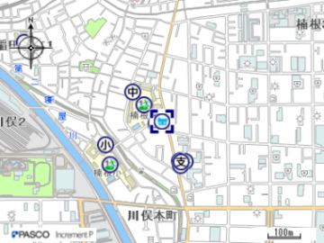 楠根公民分館の地図はこちらをクリック