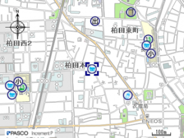 長瀬西公民分館の地図はこちらをクリック