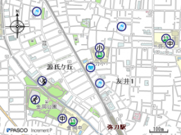 弥刀公民分館の地図はこちらをクリック
