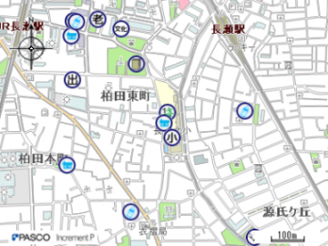 長瀬北公民分館の地図はこちらをクリック