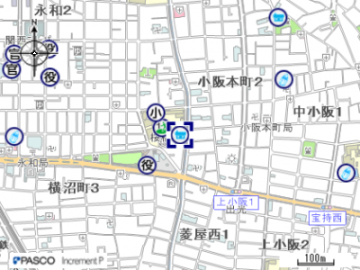 菱屋西公民分館の地図はこちらをクリック