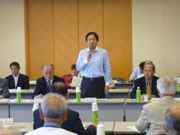 鳥取市自治協議会役員来庁の写真