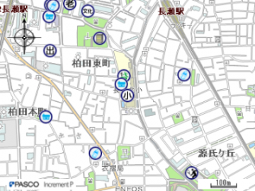 長瀬北小学校の地図はこちらをクリック