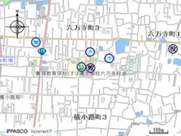 縄手南小学校の地図はこちらをクリック