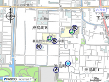 池島小学校の地図はこちらをクリック