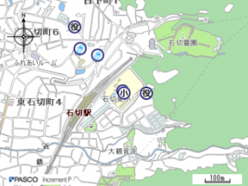 石切東小学校の地図はこちらをクリック