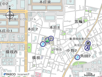 弥栄小学校の地図はこちらをクリック