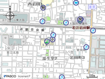 玉美小学校の地図はこちらをクリック