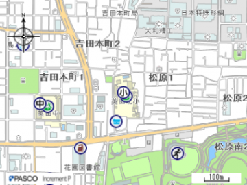 英田北小学校の地図はこちらをクリック