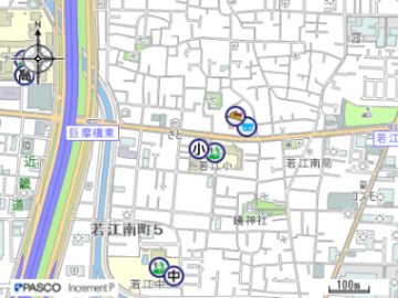 若江小学校の地図はこちらをクリック