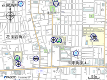 花園小学校の地図はこちらをクリック