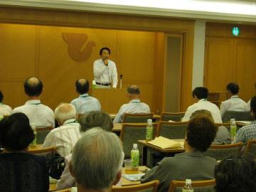 東大阪市自治協議会・赤十字奉仕団合同常任理事会　市長講演の写真