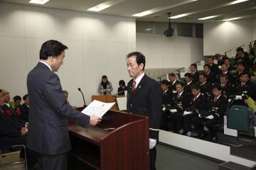 平成20年度東大阪市消防表彰式の写真