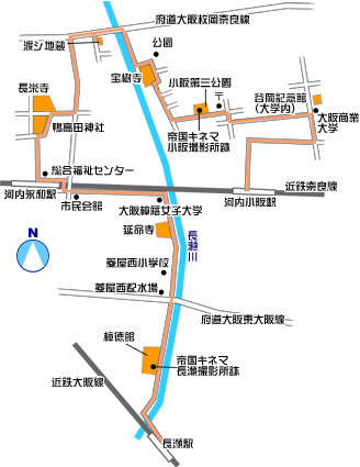 F・G地区：長瀬～小阪の地図