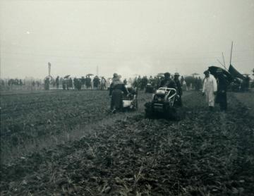 耕運機競技会の写真
