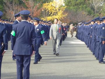 布施警察署歳末特別警戒隊出陣式の写真