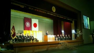 大阪商業大学入学式の写真