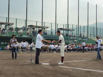第21回日本少年野球東大阪市長旗争奪野球大会中学生大会開会式の写真