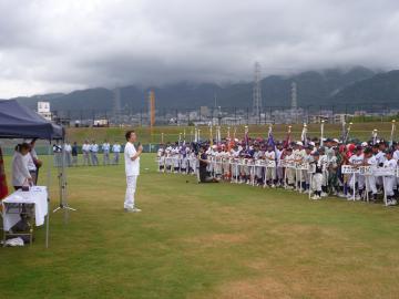 第21回日本少年野球東大阪市長旗争奪野球大会小学生大会開会式の写真