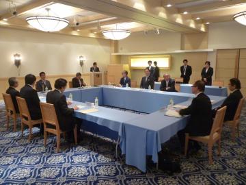 中部市長・副市長会議「知事との意見交換会」の写真