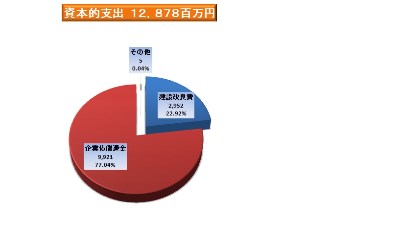 資本的支出12878百万円となりました。