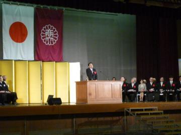 大阪商業大学　入学式の写真