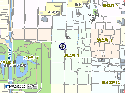 池島市民広場の地図