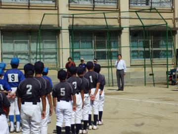 東大阪ソフトボールジュニア研修会　開講式の写真