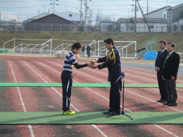 中学生ラグビーフットボール大会　開会式の写真