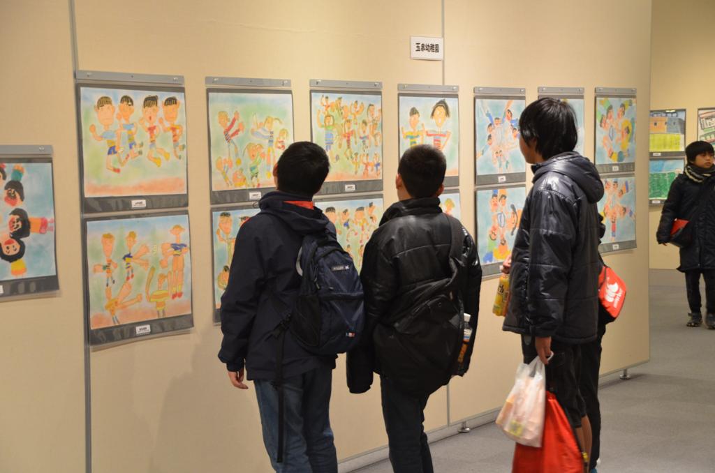 子どもラグビー絵画展