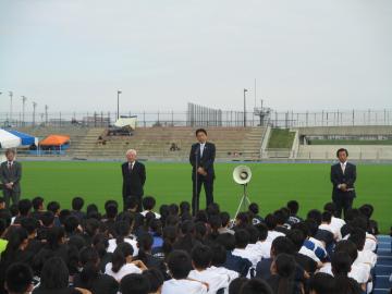 平成29年度「体育の日」市民スポーツ祭典・東大阪市民陸上競技大会の写真