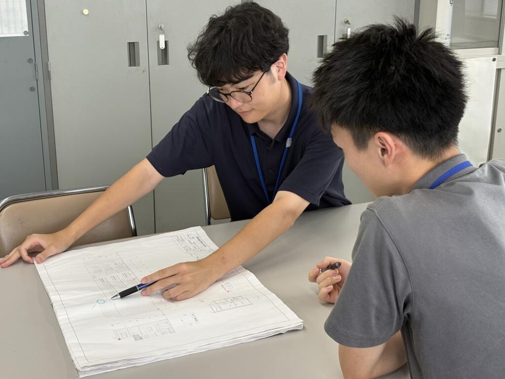 仕事の様子